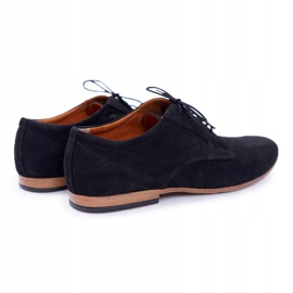 Bednarek Polish Shoes Hombres Brogues Bednarek Nubuck Calado Negro Hermes 4
