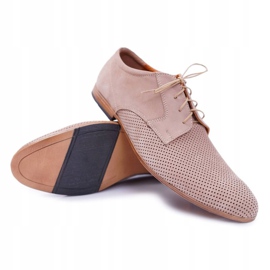 Bednarek Polish Shoes Hombres Brogues Bednarek Nubuck Calado Beige Hermes 2