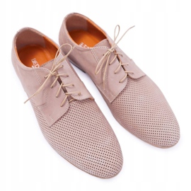 Bednarek Polish Shoes Hombres Brogues Bednarek Nubuck Calado Beige Hermes 4