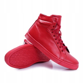Bednarek Polish Shoes Zapatillas Hombre Piel Bednarek Red Edys rojo 4