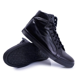 Bednarek Polish Shoes Zapatillas Hombre Piel Bednarek Black Edys negro 4