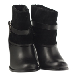 Botas de invierno de mujer clásicas negras Edeo 1754 negro 4