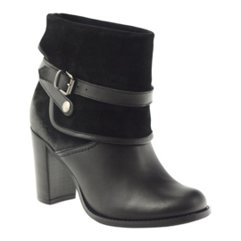Botas de invierno de mujer clásicas negras Edeo 1754 negro 1 Botas de invierno de mujer clásicas negras Edeo 1754 negro 1