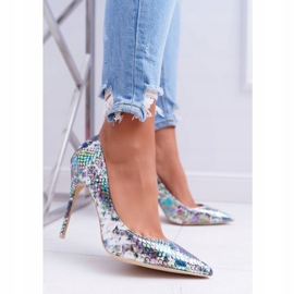 Stilettos Mujer Lu Boo Verde Snakeskin Spitz Iris multicolor 1 Stilettos Mujer Lu Boo Verde Snakeskin Spitz Iris multicolor 1