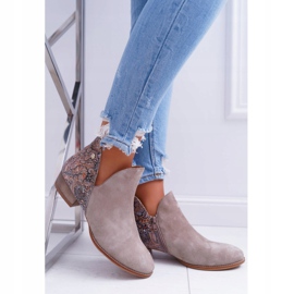 Botas Planas Mujer Maciejka Spring Leather Beige 04091-04 2