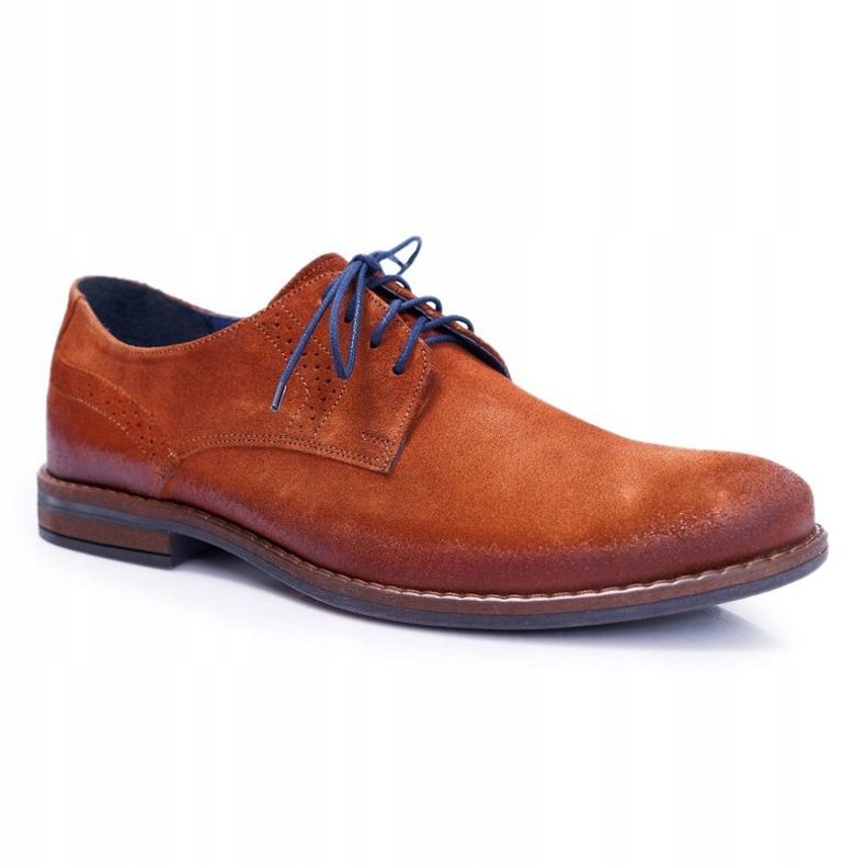 Zapatos Casual Hombre Piel Nikopol Camel Lajos marrón 1
