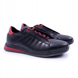 Bednarek Polish Shoes Brogues para hombre Bednarek Sport Leather Black Geos negro 6