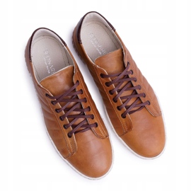 Bednarek Polish Shoes Brogues para hombre Bednarek Leather Sports Suela plana Brown Geos marrón 4