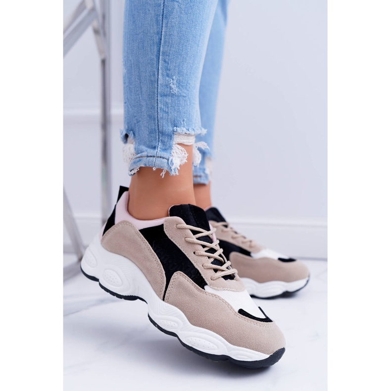 NFR Zapatillas Deportivas Mujer Ante Beige Lollipop 1