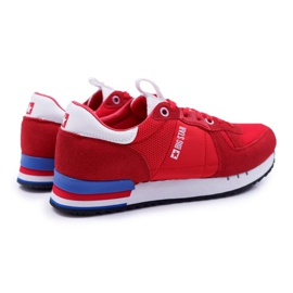 Zapatos Deportivos para Hombre Big Star Suede Leather Red DD174322 rojo 3