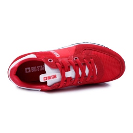 Zapatos Deportivos para Hombre Big Star Suede Leather Red DD174322 rojo 5
