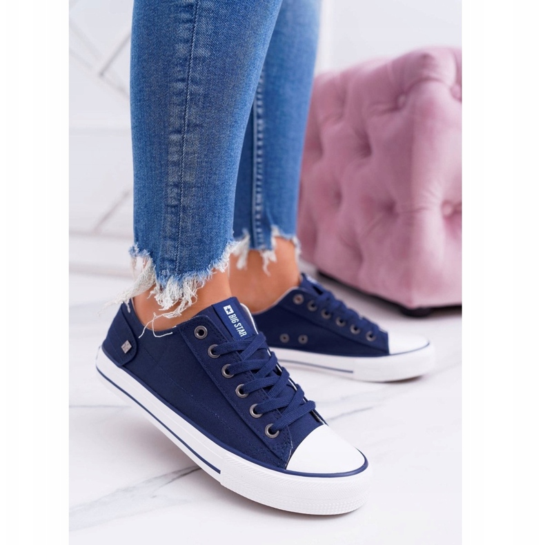 Zapatillas Mujer Big Star Rubber Toe Azul Marino DD274335 2