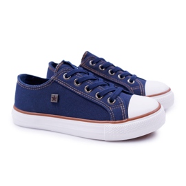 Zapatillas para niños Big Star Navy Blue DD374086 azul marino 7