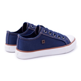 Zapatillas para niños Big Star Navy Blue DD374086 azul marino 4