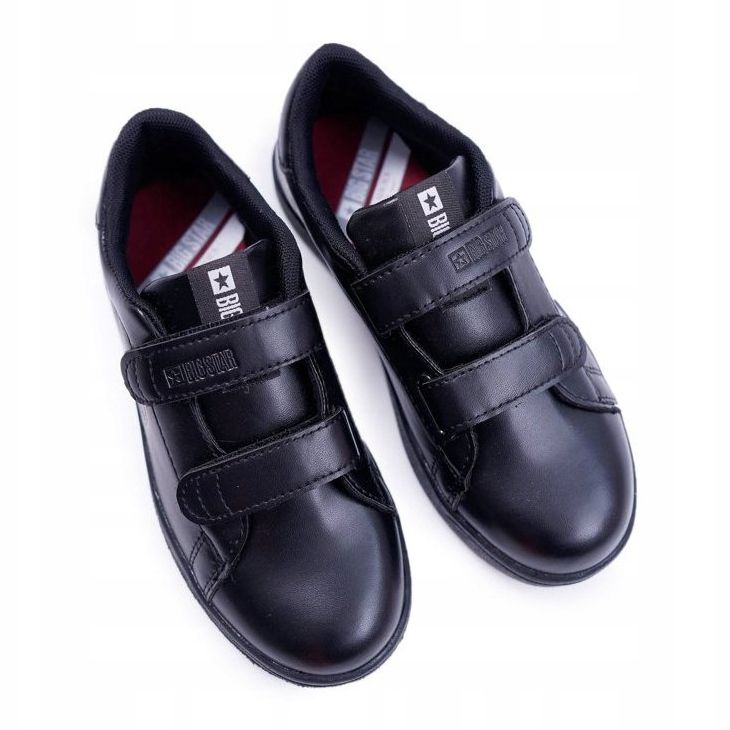 Zapatillas para niños Big Star con velcro Negro DD374028 1