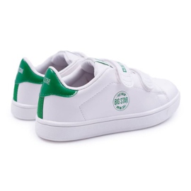 Zapatillas para niños Big Star con velcro Blanco DD374029 2