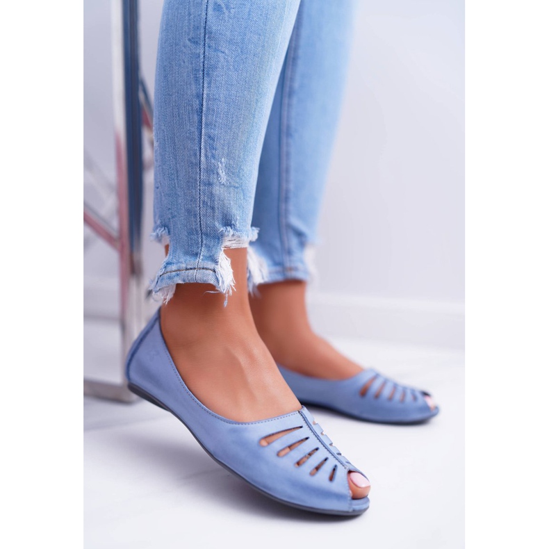 Bailarinas Mujer Maciejka Leather Celeste 03497-33 azul 1