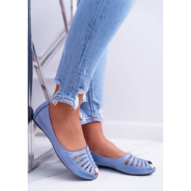 Bailarinas Mujer Maciejka Leather Celeste 03497-33 azul 2
