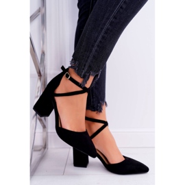 PS1 Zapatos de salón con tacón para mujer en Spitz Black Cosmo negro 2