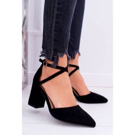 PS1 Zapatos de salón con tacón para mujer en Spitz Black Cosmo negro 1