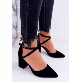 PS1 Zapatos de salón con tacón para mujer en Spitz Black Cosmo negro 4