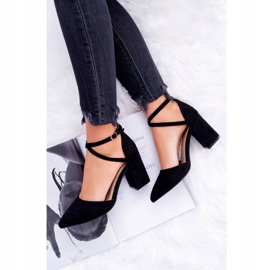 PS1 Zapatos de salón con tacón para mujer en Spitz Black Cosmo negro 5