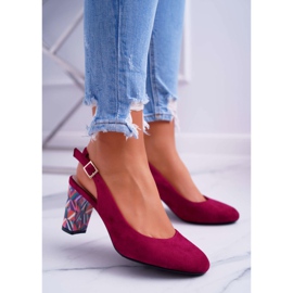 Zapatos De Tacón De Mujer Sergio Leone SK788 Fuchsia Lati rosa 1