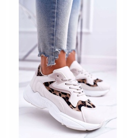 FJ1 Zapatillas Deportivas Mujer Beige Leopardo Mezeno blanco marrón 1 FJ1 Zapatillas Deportivas Mujer Beige Leopardo Mezeno blanco marrón 1