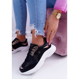 Moow Zapatillas Deportivas Mujer Negras Rendy negro amarillo 1