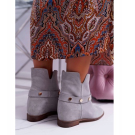 Botas de Mujer Laura Messi 1890 Suede Leather Gris Darmah 3