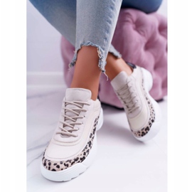 FC1 Zapatillas deportivas de mujer Leopard Debora beige marrón 2 FC1 Zapatillas deportivas de mujer Leopard Debora beige marrón 2