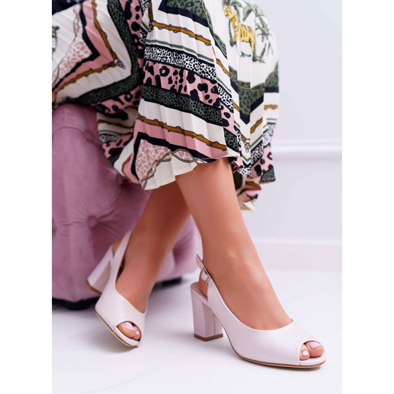 Sandalias de Mujer en Tacón Alto Sergio Leone SK765 Pink Pearl Vime rosado 1