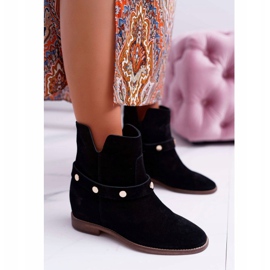 Botas de Mujer Laura Messi 1890 Suede Leather Negro Darmah 3