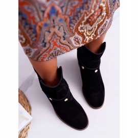 Botas de Mujer Laura Messi 1890 Suede Leather Negro Darmah 5