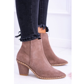 Deoni Botas Mujer Piel Beige Sonoma 4