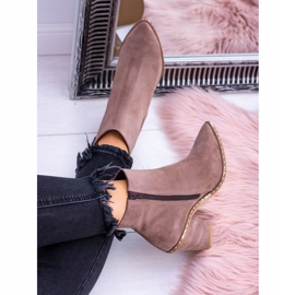 Deoni Botas Mujer Piel Beige Sonoma 8
