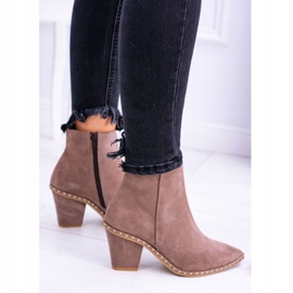 Deoni Botas Mujer Piel Beige Sonoma 5