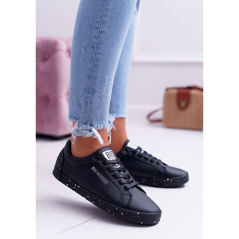 Zapatillas de Mujer Big Star Grey Star Black AA274A008 negro 1