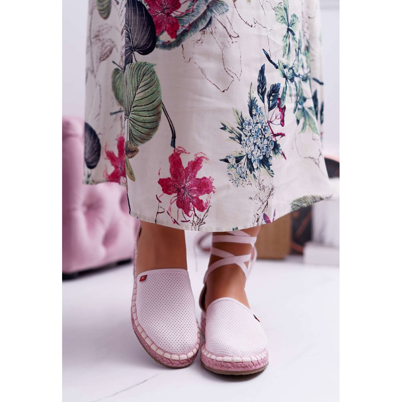 Alpargatas de mujer Big Star en la plataforma rosa DD274A192 rosado 2