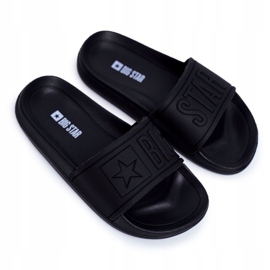 Pantuflas Negras Big Star Infantil y Juvenil DD374157 negro 1