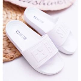 Pantuflas para niños Big Star White DD374154 blanco 4