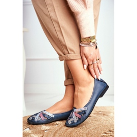 Bailarinas Mujer Maciejka Leather Azul Marino 01358 3
