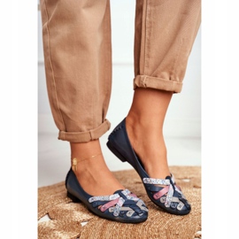 Bailarinas Mujer Maciejka Leather Azul Marino 01358 1