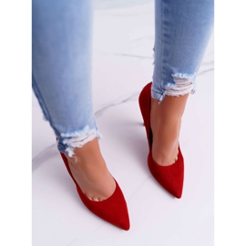 Stilettos Mujer Laura Messi 1727 Ante Rojo Valentine 3