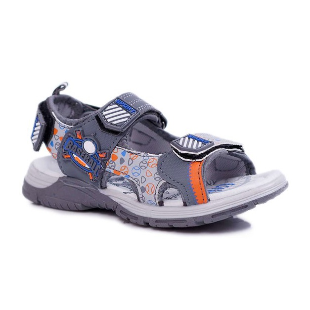 FRROCK Sandalias Infantil Niño Niño Con Velcro Gris Reksio 1