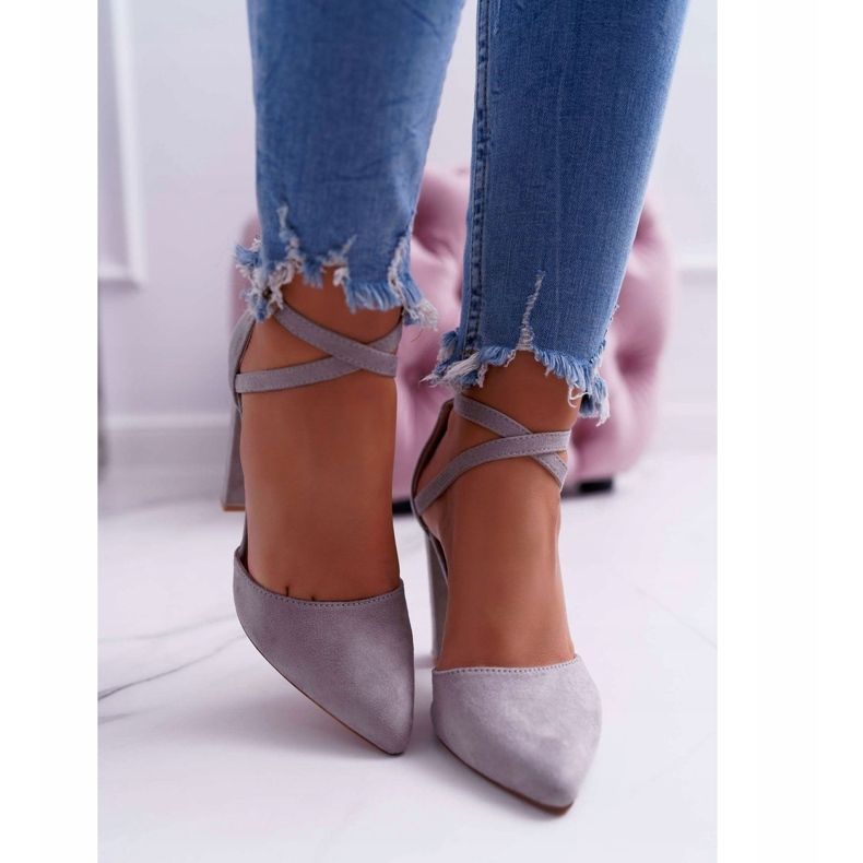 PS1 Zapatos de tacón para mujer en gris Spitz High Traffic 2