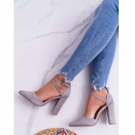 PS1 Zapatos de tacón para mujer en gris Spitz High Traffic 6