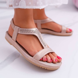 Sandalias Mujer Planas Rosa S.Barski Emente 1