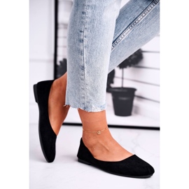 EVE Ballerinas de gamuza femenina 9bl02-1031 Black Lasota negro 2