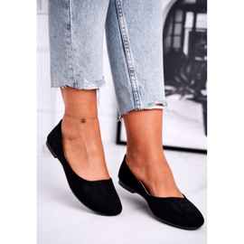 EVE Ballerinas de gamuza femenina 9bl02-1031 Black Lasota negro 3